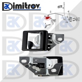 Дръжка вътрешна врата предна дясна Mitsubishi L200 Mighty Max Sportero Triton Strada